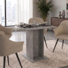 Τραπέζι Allos Megapap χρώμα γκρι σκυροδέματος 75x75x77εκ. Τραπέζι Allos Megapap χρώμα γκρι σκυροδέματος 75x75x77εκ.