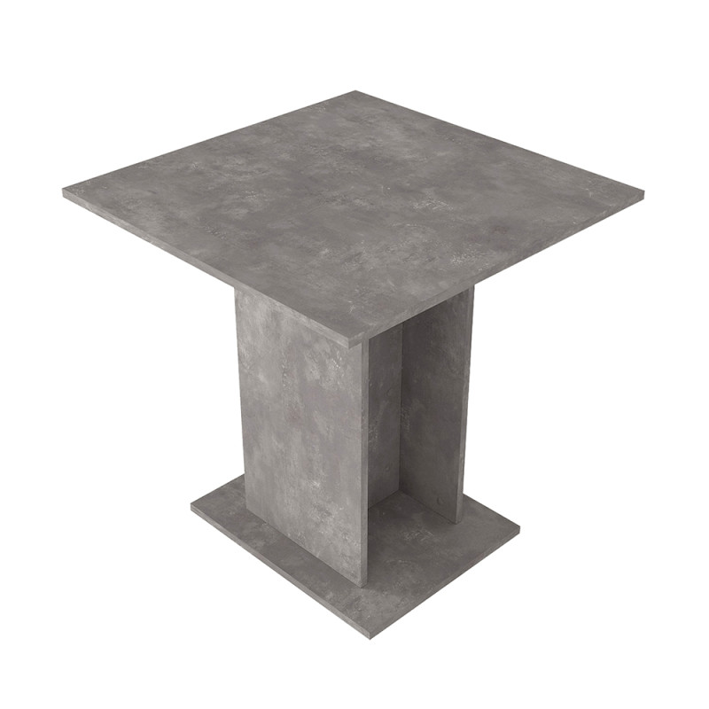 Τραπέζι Allos Megapap χρώμα γκρι σκυροδέματος 75x75x77εκ. Τραπέζι Allos Megapap χρώμα γκρι σκυροδέματος 75x75x77εκ.