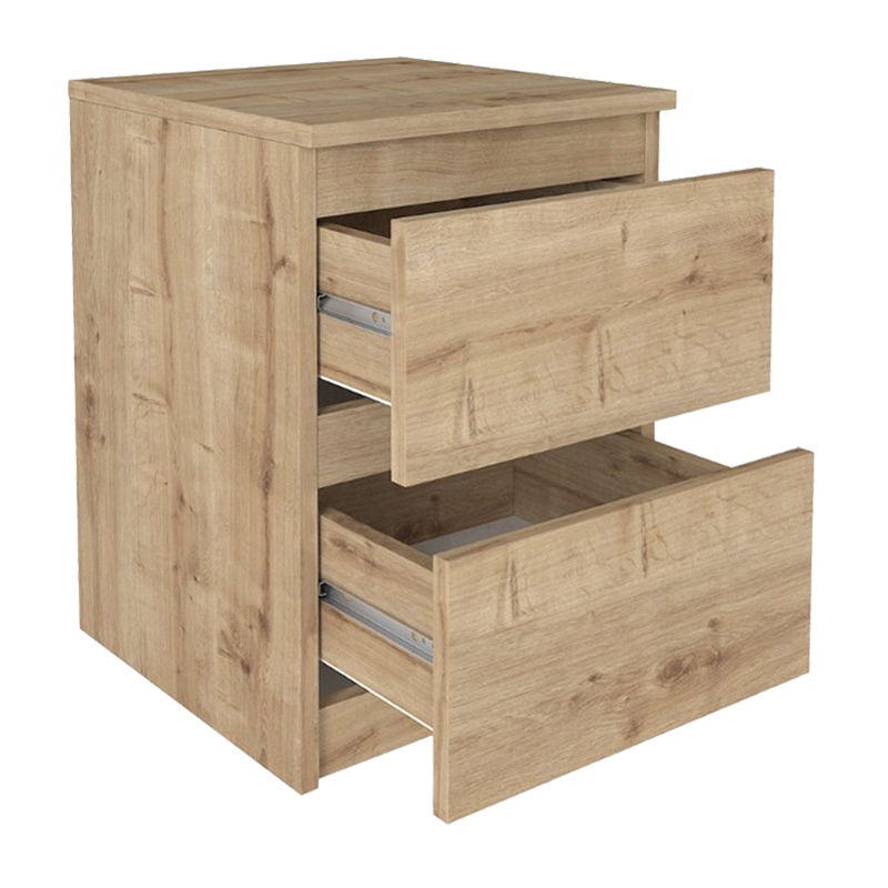 Κομοδίνο Breve Megapap χρώμα sapphire oak 39,8x41,8x55εκ. Κομοδίνο Breve Megapap χρώμα sapphire oak 39,8x41,8x55εκ.
