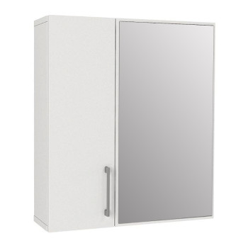 Καθρέπτης μπάνιου Ditto Μegapap χρώμα λευκό 59,6x16,4x64,8εκ.
