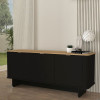 Μπουφές Bohema Megapap χρώμα μαύρο - sepet oak 180x47x76,6εκ. Μπουφές Bohema Megapap χρώμα μαύρο - sepet oak 180x47x76,6εκ.