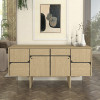 Μπουφές Lava Megapap χρώμα rota oak - ανθρακί 150x44,6x76εκ. Μπουφές Lava Megapap χρώμα rota oak - ανθρακί 150x44,6x76εκ.
