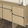 Μπουφές Lava Megapap χρώμα rota oak - ανθρακί 150x44,6x76εκ. Μπουφές Lava Megapap χρώμα rota oak - ανθρακί 150x44,6x76εκ.