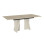 Τραπέζι Sevilla Megapap χρώμα sandstone - travertine 180x90x75εκ.