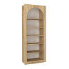 Βιβλιοθήκη Voila Megapap χρώμα sepet oak 74x35x180εκ. Βιβλιοθήκη Voila Megapap χρώμα sepet oak 74x35x180εκ.