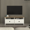Έπιπλο τηλεόρασης Gradias Megapap χρώμα λευκό - sapphire oak 120x29,6x46,8εκ. Έπιπλο τηλεόρασης Gradias Megapap χρώμα λευκό - sapphire oak 120x29,6x46,8εκ.