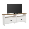 Έπιπλο τηλεόρασης Gradias Megapap χρώμα λευκό - sapphire oak 120x29,6x46,8εκ. Έπιπλο τηλεόρασης Gradias Megapap χρώμα λευκό - sapphire oak 120x29,6x46,8εκ.