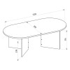 Τραπεζάκι σαλονιού Cortado Megapap χρώμα sencron black 120x60x39,6εκ. Τραπεζάκι σαλονιού Cortado Megapap χρώμα sencron black 120x60x39,6εκ.
