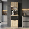 Έπιπλο κουζίνας Tuco 1 Megapap χρώμα sapphire oak 53,8x40x180εκ. Έπιπλο κουζίνας Tuco 1 Megapap χρώμα sapphire oak 53,8x40x180εκ.