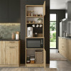 Έπιπλο κουζίνας Tuco 1 Megapap χρώμα sapphire oak 53,8x40x180εκ. Έπιπλο κουζίνας Tuco 1 Megapap χρώμα sapphire oak 53,8x40x180εκ.