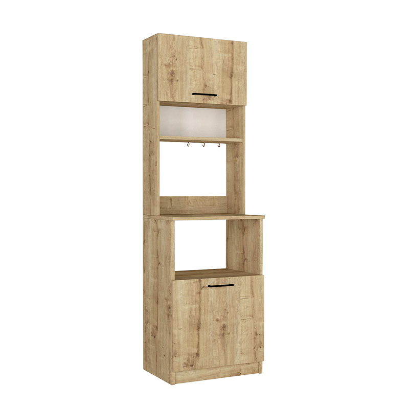 Έπιπλο κουζίνας Tuco 1 Megapap χρώμα sapphire oak 53,8x40x180εκ. Έπιπλο κουζίνας Tuco 1 Megapap χρώμα sapphire oak 53,8x40x180εκ.