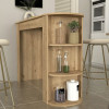 Τραπέζι μπαρ Vigne Megapap χρώμα sepet oak 150x51,6x101,8εκ. Τραπέζι μπαρ Vigne Megapap χρώμα sepet oak 150x51,6x101,8εκ.