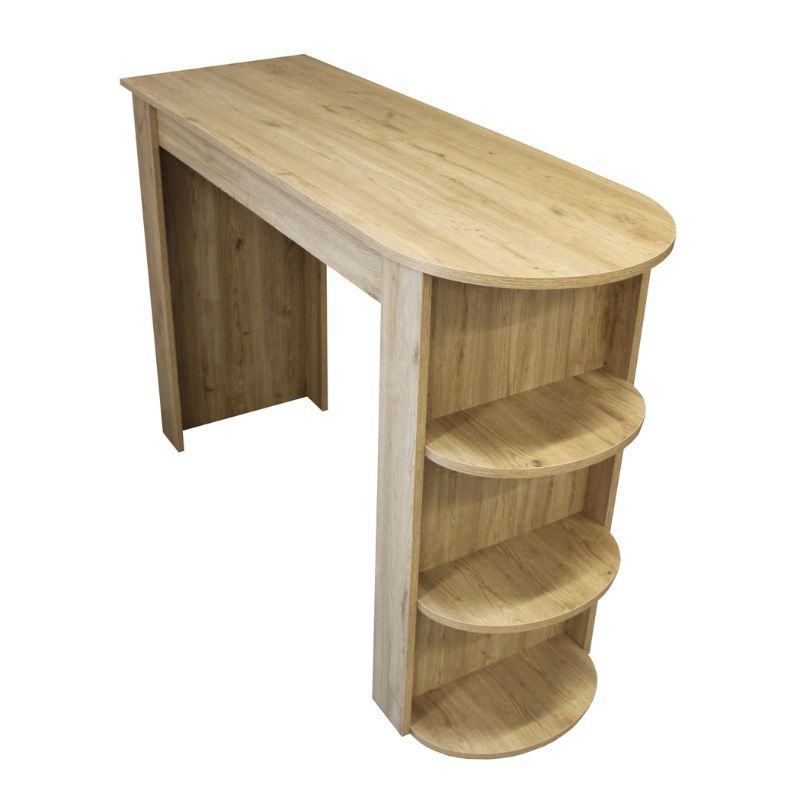 Τραπέζι μπαρ Vigne Megapap χρώμα sepet oak 150x51,6x101,8εκ. Τραπέζι μπαρ Vigne Megapap χρώμα sepet oak 150x51,6x101,8εκ.