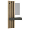 Έπιπλο εισόδου Elois Megapap χρώμα ανθρακί - sepet oak 96,6x26,8x195,5εκ. Έπιπλο εισόδου Elois Megapap χρώμα ανθρακί - sepet oak 96,6x26,8x195,5εκ.