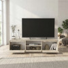 Έπιπλο τηλεόρασης Lumbera Megapap χρώμα travertine 160x29,5x42εκ. Έπιπλο τηλεόρασης Lumbera Megapap χρώμα travertine 160x29,5x42εκ.