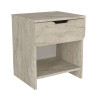 Κομοδίνο Mida Megapap χρώμα travertine 45x40x52εκ.
