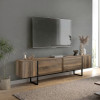 Έπιπλο τηλεόρασης Orontes Megapap χρώμα καρυδί 180x29,6x50εκ. Έπιπλο τηλεόρασης Orontes Megapap χρώμα καρυδί 180x29,6x50εκ.