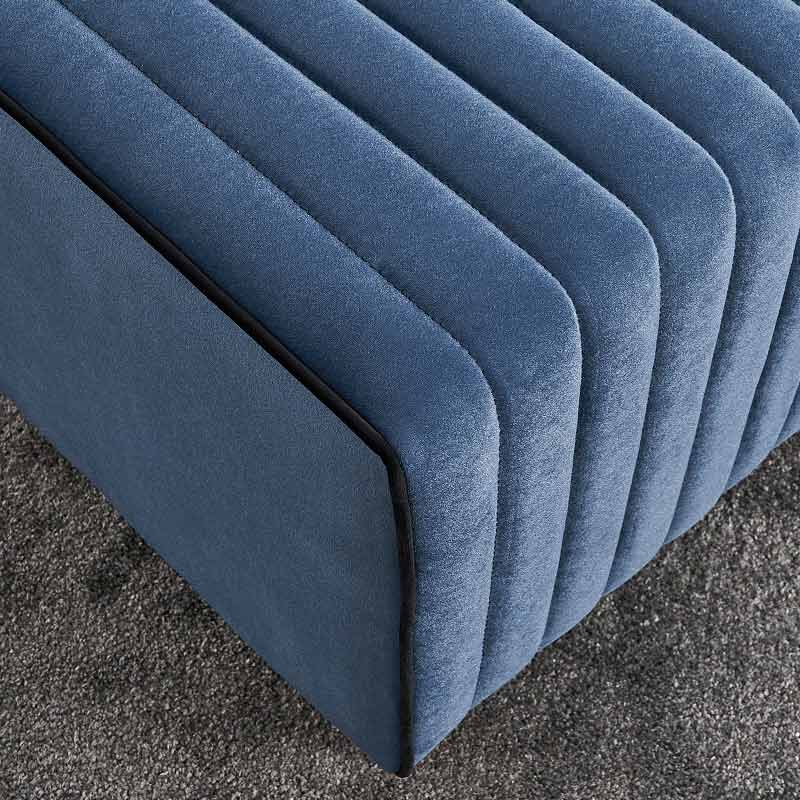Σκαμπώ Mabel Megapap βελούδινο χρώμα μπλε 80x40x40εκ. Σκαμπώ Mabel Megapap βελούδινο χρώμα μπλε 80x40x40εκ.