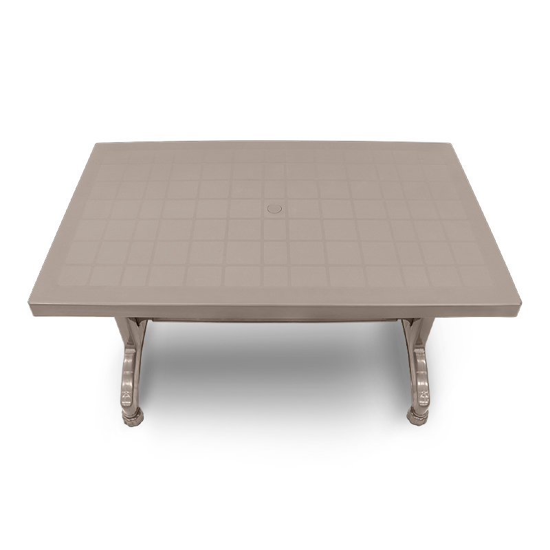 Τραπέζι πολυπροπυλενίου Callan Megapap χρώμα cappuccino 120x70x73εκ. Τραπέζι πολυπροπυλενίου Callan Megapap χρώμα cappuccino 120x70x73εκ.