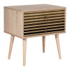 Κομοδίνο Soho Megapap χρώμα sonoma 60x40x61εκ. Κομοδίνο Soho Megapap χρώμα sonoma 60x40x61εκ.