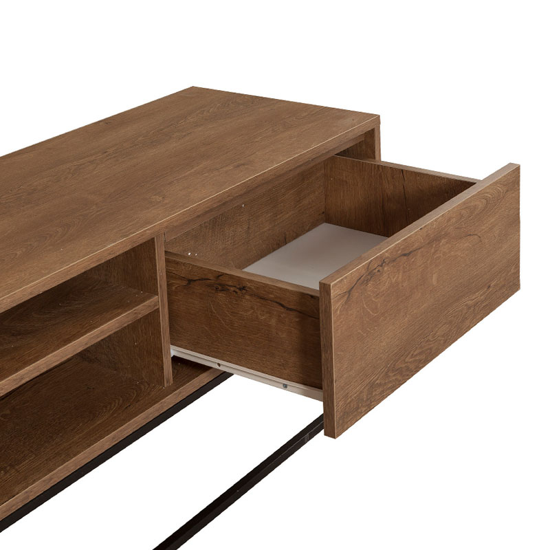 Έπιπλο τηλεόρασης Amedeo Megapap χρώμα καρυδί 180x40x50εκ. Έπιπλο τηλεόρασης Amedeo Megapap χρώμα καρυδί 180x40x50εκ.