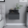 Κομοδίνο επιτοίχιο Arsen Megapap χρώμα ανθρακί 39,8x31,9x35εκ. Κομοδίνο επιτοίχιο Arsen Megapap χρώμα ανθρακί 39,8x31,9x35εκ.