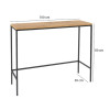 Κονσόλα Canva Megapap χρώμα atlantic pine 100x30x80εκ. Κονσόλα Canva Megapap χρώμα atlantic pine 100x30x80εκ.