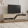 Έπιπλο τηλεόρασης Koza Megapap χρώμα travertine 160x40x45εκ. Έπιπλο τηλεόρασης Koza Megapap χρώμα travertine 160x40x45εκ.