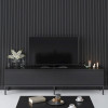 Έπιπλο τηλεόρασης Lord Megapap χρώμα μαύρο 180x30x47εκ. Έπιπλο τηλεόρασης Lord Megapap χρώμα μαύρο 180x30x47εκ.