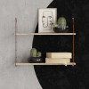 Ραφιέρα τοίχου Armoni Megapap χρώμα sacramento oak - καφέ μέταλλο 72x20x58εκ. Ραφιέρα τοίχου Armoni Megapap χρώμα sacramento oak - καφέ μέταλλο 72x20x58εκ.