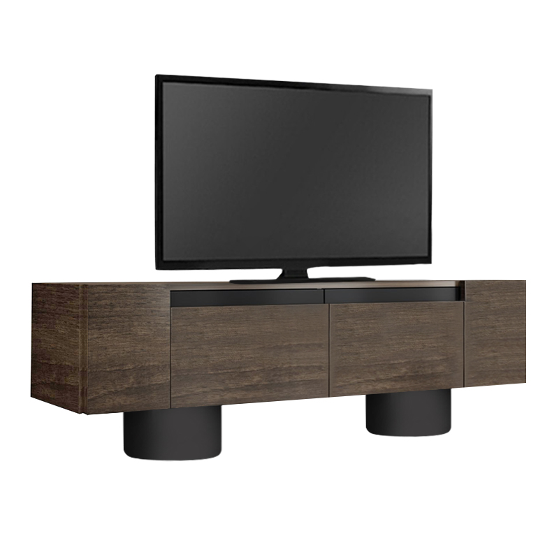 Έπιπλο τηλεόρασης Haven Megapap χρώμα καρυδί 180x30x50εκ. Έπιπλο τηλεόρασης Haven Megapap χρώμα καρυδί 180x30x50εκ.