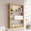 Ραφιέρα τοίχου Prena Megapap χρώμα atlantic pine 43,2x9x60εκ.