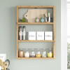 Ραφιέρα τοίχου Prena Megapap χρώμα atlantic pine 43,2x9x60εκ.