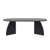 Τραπεζάκι σαλονιού Melina Megapap χρώμα black wood 120x60x40εκ. Τραπεζάκι σαλονιού Melina Megapap χρώμα black wood 120x60x40εκ.