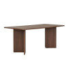 Τραπέζι Linza Megapap χρώμα καρυδί 180x90x75εκ. Τραπέζι Linza Megapap χρώμα καρυδί 180x90x75εκ.