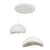 Φωτιστικό οροφής Luna Megapap E27 fiberglass δίφωτο χρώμα λευκό Ø70x115εκ. Φωτιστικό οροφής Luna Megapap E27 fiberglass δίφωτο χρώμα λευκό Ø70x115εκ.