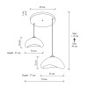 Φωτιστικό οροφής Luna Megapap E27 fiberglass δίφωτο χρώμα λευκό Ø70x115εκ. Φωτιστικό οροφής Luna Megapap E27 fiberglass δίφωτο χρώμα λευκό Ø70x115εκ.