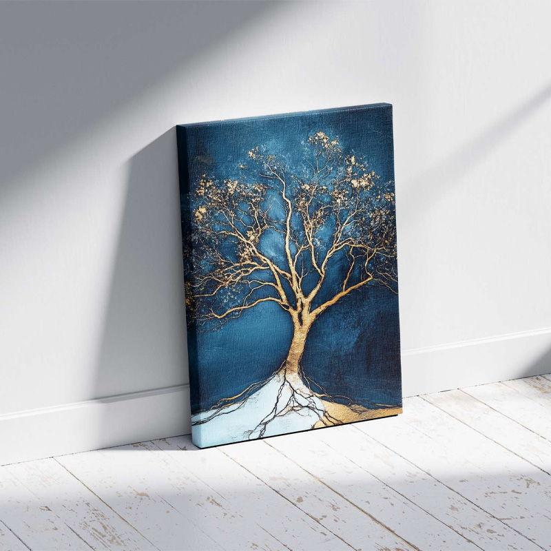 Πίνακας σε καμβά "Golden Tree" Megapap ψηφιακής εκτύπωσης 70x100x3εκ. Πίνακας σε καμβά "Golden Tree" Megapap ψηφιακής εκτύπωσης 70x100x3εκ.