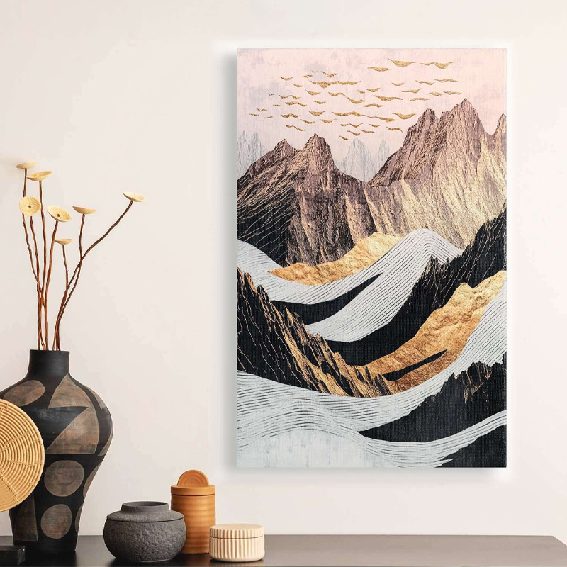 Πίνακας σε καμβά "Abstract Mountain" Megapap ψηφιακής εκτύπωσης 70x100x3εκ. Πίνακας σε καμβά "Abstract Mountain" Megapap ψηφιακής εκτύπωσης 70x100x3εκ.