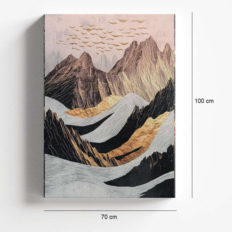 Πίνακας σε καμβά "Abstract Mountain" Megapap ψηφιακής εκτύπωσης 70x100x3εκ. Πίνακας σε καμβά "Abstract Mountain" Megapap ψηφιακής εκτύπωσης 70x100x3εκ.