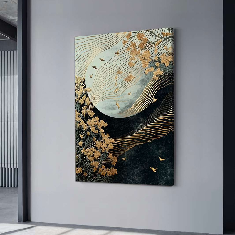 Πίνακας σε καμβά "Golden Moon" Megapap ψηφιακής εκτύπωσης 70x100x3εκ. Πίνακας σε καμβά "Golden Moon" Megapap ψηφιακής εκτύπωσης 70x100x3εκ.