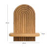 Ραφιέρα τοίχου Artwill Megapap Mdf χρώμα oak 26x13x35εκ. Ραφιέρα τοίχου Artwill Megapap Mdf χρώμα oak 26x13x35εκ.