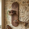 Ραφιέρα τοίχου Artwill Megapap Mdf χρώμα wenge 46x13x70εκ. Ραφιέρα τοίχου Artwill Megapap Mdf χρώμα wenge 46x13x70εκ.