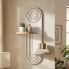 Ραφιέρα τοίχου Artwill Megapap Mdf χρώμα λευκό - oak 46x13x70εκ. Ραφιέρα τοίχου Artwill Megapap Mdf χρώμα λευκό - oak 46x13x70εκ.