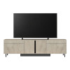 Έπιπλο τηλεόρασης Arlen Megapap με Led Rgb χρώμα travertine 180x32x50εκ. Έπιπλο τηλεόρασης Arlen Megapap με Led Rgb χρώμα travertine 180x32x50εκ.