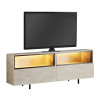 Έπιπλο τηλεόρασης Eco Megapap με Led Rgb χρώμα travertine 180x32x67εκ. Έπιπλο τηλεόρασης Eco Megapap με Led Rgb χρώμα travertine 180x32x67εκ.