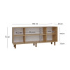 Μπουφές Bohemian Megapap χρώμα φυσικό οξιάς 180x40x75εκ. Μπουφές Bohemian Megapap χρώμα φυσικό οξιάς 180x40x75εκ.