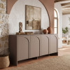 Μπουφές Aurelia Megapap χρώμα μόκα 180x45x80εκ. Μπουφές Aurelia Megapap χρώμα μόκα 180x45x80εκ.