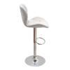 Σκαμπό μπαρ Dolores Megapap με ρυθμιζόμενο ύψος PU λευκό - βάση χρωμίου 45,5x38x89/109εκ. 2 τμχ. Σκαμπό μπαρ Dolores Megapap με ρυθμιζόμενο ύψος PU λευκό - βάση χρωμίου 45,5x38x89/109εκ. 2 τμχ.