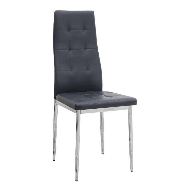 Σετ τραπεζαρία 5τμχ Allos - Rosa Megapap χρώμα sapphire oak - μαύρο/χρωμίου πόδι 75x75x77εκ. Σετ τραπεζαρία 5τμχ Allos - Rosa Megapap χρώμα sapphire oak - μαύρο/χρωμίου πόδι 75x75x77εκ.
